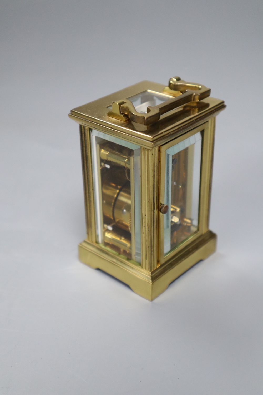 A J.W. Benson miniature carriage clock